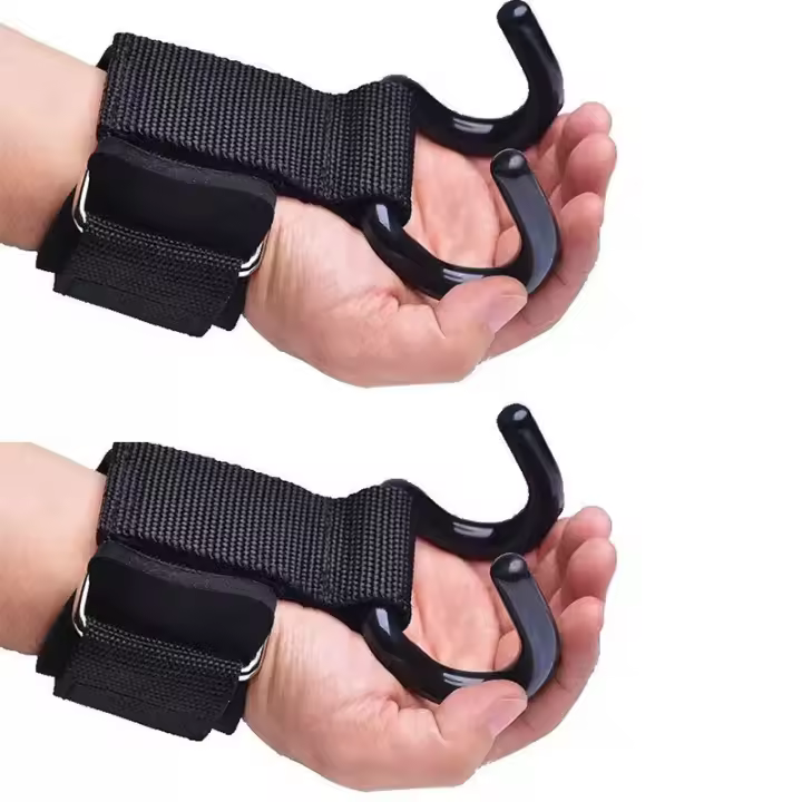 Par De Correas De Pesas Antideslizantes Para Levantamiento De Peso Y Deadlift Cuerda De Agarre Para Entrenamiento De Fitness - 1