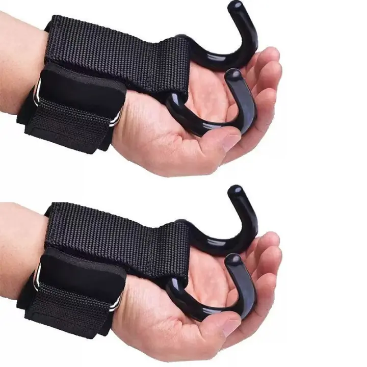 Par De Correas De Pesas Antideslizantes Para Levantamiento De Peso Y Deadlift Cuerda De Agarre Para Entrenamiento De Fitness - 1