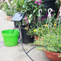 Sistema De Riego Solar Automático Con Sensor De Agua Kit De Riego Por Aspersión Drip Solar Powered Dispositivos De Autopercolación Para Jardín - details 2