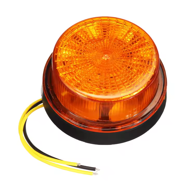 Lámpara De Advertencia Rotatoria LED Para Techo 12V 24V Alarmas De Emergencia Para RV Y Camiones Luz De Señalización Rotativa - 1