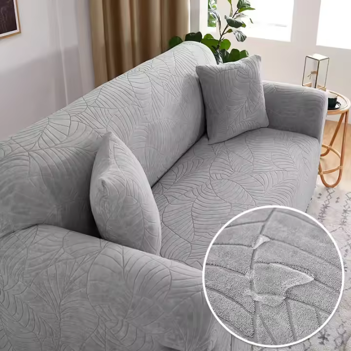 Fundas de Sofá Jacquard Gruesa para Sala de Estar，Funda de Sofá - 1