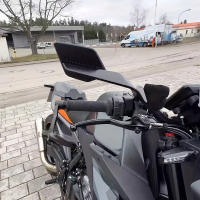 Espejo Lateral Para Motocicleta Honda CB1000R CB650R CB650F CB500 CB300 CB200X CB125 Kit De Winglets Oscuros Accesorios Para Motocicletas - details 22