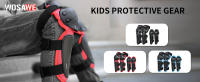 WOSAWE Juego De Cuatro Protecciones Infantiles Para Rodillas Y Codos ProteCTOR De Motocicleta ATV Motocross Para Niños Y Adolescentes - details 0