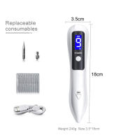 Láser Plasmático De 9 Niveles Para Eliminar Manchas Faciales Quemaduras De Sol Vello Excesivo Arrugas Y Marcas Belleza Cuidado Del Piel Herramienta De Remoción De Conchas Y Verrugas - details 7