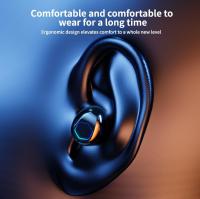 Auriculares inalámbricos en el oído, tapones para los oídos deportivos Bluetooth 5.4, se pueden reproducir durante mucho tiempo, con pantalla digital, llamadas de micrófono doble claramente antitranspirantes, adecuados para correr y hacer ejercicio - details 2