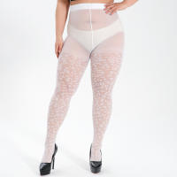 Pareja De Medias De Moda Con Estampado De Leopardo Y Estrellas Para Mujer De Alta Elasticidad Y Opacas Leggings De Punto - details 3