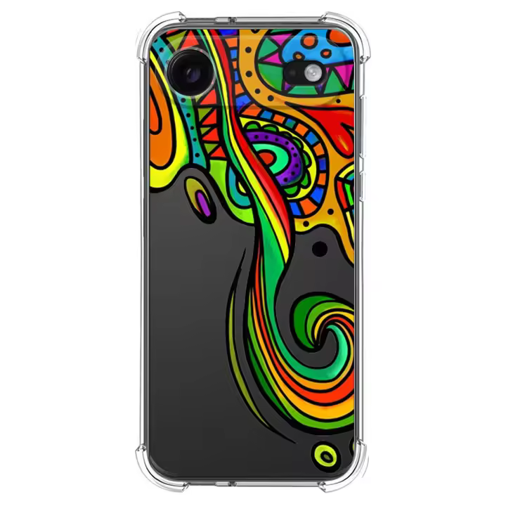Funda Silicona Antigolpes para Iphone 17 Air (6.5) diseño Colores Dibujos - 1