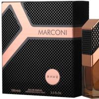 Perfume árabe de hombre Marconi Rave 100ml,Fragancia masculina dulce, sensual, oriental, Colonia de hombre vainilla, cedro, duradera, lujosa NOVEDAD - details 0