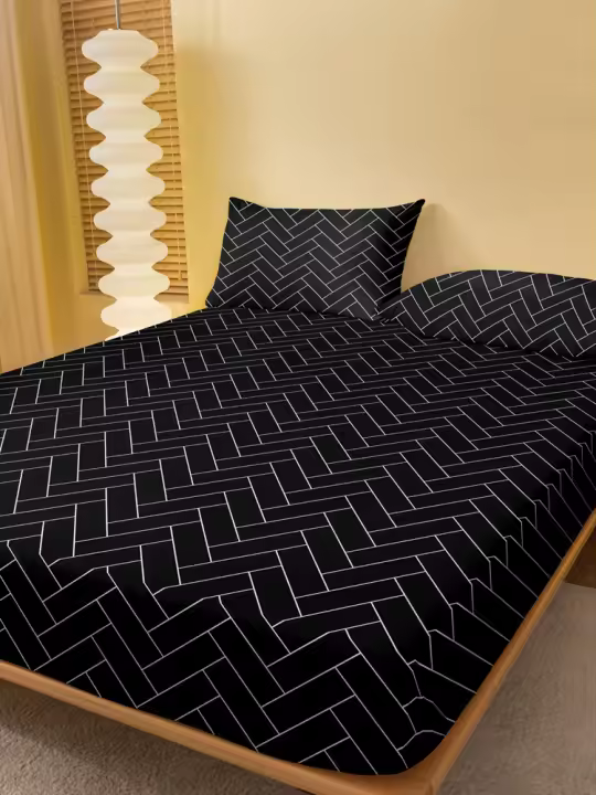 Edredón De Cama Para Hombres Y Mujeres Estilo Simple Y Moda Con Estampado Sanded Para Todas Las Estaciones Uso En Casa Hotel - 1