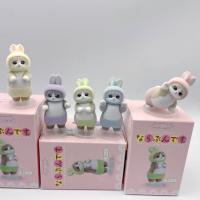 Caja Sorpresa De Figuras De Madera Miniatura De Dibujos Animados Auténticas Bendiciones De Gato Y Delfín Juguetes Para Niños Decoración De Colección - details 12