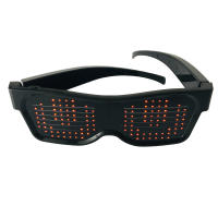 Gafas LED Personalizables BT Con Luz Colorida Para Fiesta Rave Music Festival Halloween Gafas De Luz DIY Mensaje Glow Toy - details 12