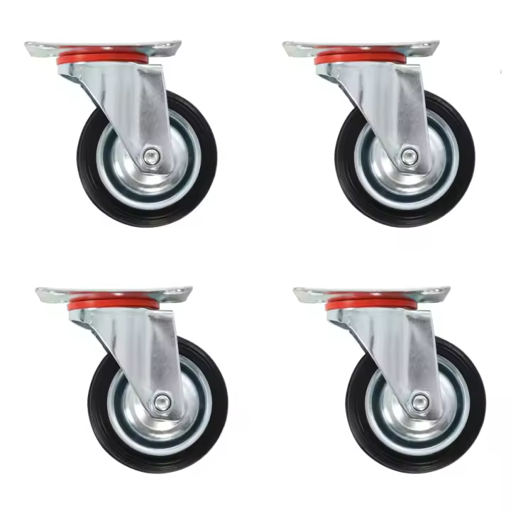 vidaXL Ruedas Giratorias con Diámetro 75mm Manipulación Materiales Muebles Cantidad 4 unidades,  8 unidades,  12 unidades y mas - 1
