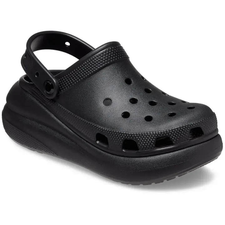 Calzado hombre Zuecos Crocs Zuecos Classic Crush Negro - 1