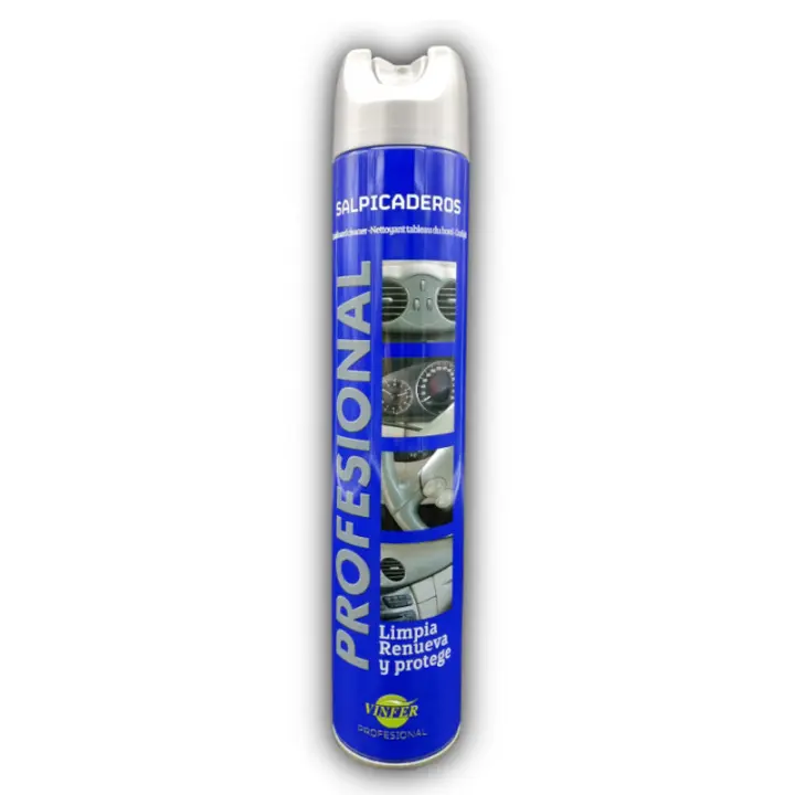 Limpiador salpicaderos en Spray Profesional Vinfer, para interior de coche y automóvil, 750ml - 1