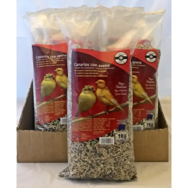 Faunamix Mixtura para Canarios Con AVENA - Alimento para Pájaros - 1