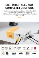Mini Proyector LED Portátil 1080P, Conectividad HDMI, USB, AV, Tarjeta Micro SD, Ideal para Oficina, Hogar y Entretenimiento - details 10