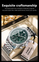 Reloj De Hombre POEDAGAR Casual Lujoso Impermeable Con Luminiscencia Cronógrafo Date Cuarzo Acero Inoxidable Deportivo Para Muñeca - details 4