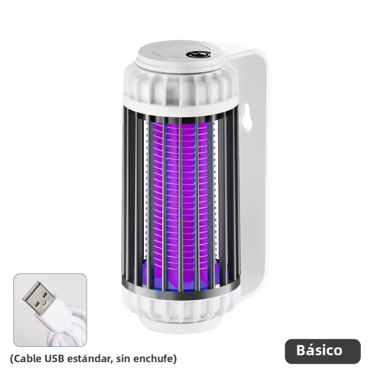 Lampara Eléctrica Nueva 2024 Para Asesinar Mosquitos Con Choque Eléctrico USB Repelente De Insectos Trampa Anti-Mosquitos Para Dormitorio Al Aire Libre - 1