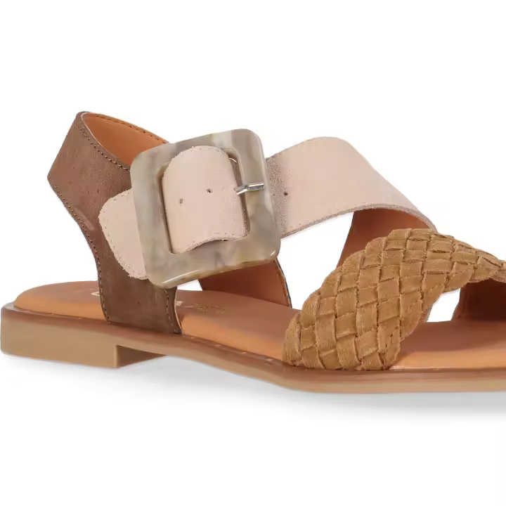 Chika10 Leather MUSAKA 10 Sandalias Planas Marron/Brown - 1