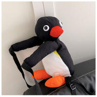 Mochila De Peluche Pingüino 38cm Juguete De Peluche Suave Para Niñas Regalo De Cumpleaños Bolsa De Hombro Animal De Peluche Unisex - details 19