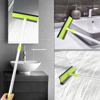 Limpia Ventanas 2 En 1 Cepillo Limpiador De Casa Herramientas De Limpieza Con Varita Telescópica Esponja Escobilla Para Vidrio Ajustable - details 1