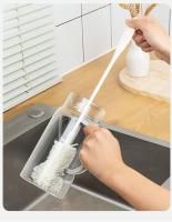 Cepillo De Esponja Para Limpieza De Cristales Y Vajilla Con Mango Largo Herramienta De Limpieza Para Cocina Y Hogar Apto Para Botellas Y Cristales - details 3
