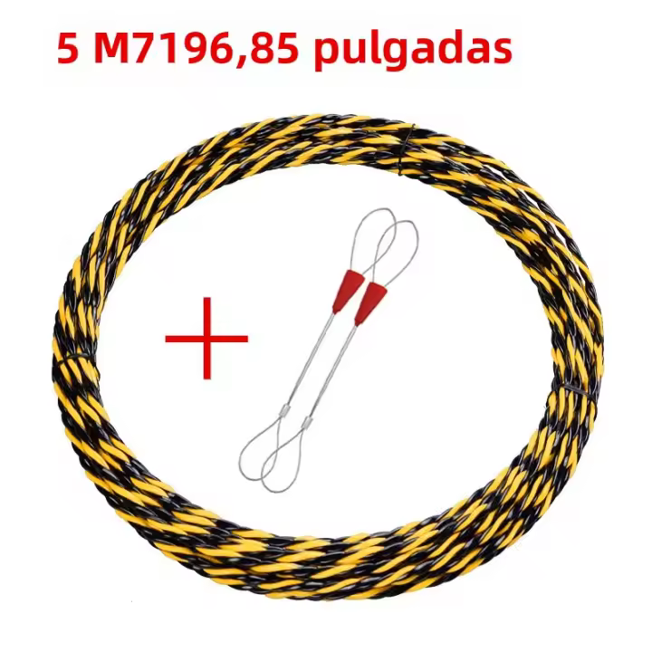 Herramienta De Construcción MOKIN 5/10/15/20/25/30/50M Tejedor De Cable Eléctrico Tubo De Enredo Para Electricista Herramienta De Enredo De Cables - 1