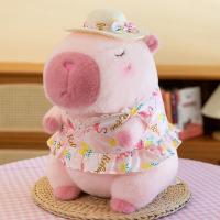 Juguete De Peluche Capybara Simulación De Cachorro De Unicornio Dinosaurio Vestido Boba Fruta Decoración De Pájaros Animal De Peluche Para Decoración Del Hogar Y Cosplay - details 4