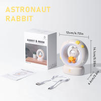Lámpara De Lectura LED Con Diseño De Panda Gato Y Conejo Recargable USB Luz Nocturna Para Decoración De Habitaciones Regalo Para Niños Y Bebés Para Dormir - details 9