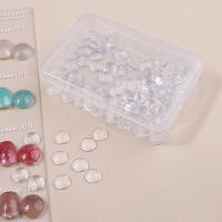 50PCS Tablero De Mostrador De Uñas De Vidrio Transparente Para Diseños De Esmalte De Gel Y Tones De Uñas Herramientas De Manicura - details 5