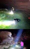 Linterna Submarina Recargable Zoom 200M LED Profesional Portátil Impermeable IPX8 Linterna De Buceo Paweinuo Color Negro - details 6