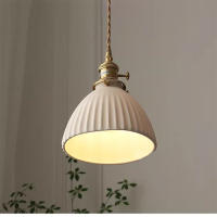 Lámpara Colgante De Cerámica Scandinava Con Interruptor E27 Minimalista Nórdico LED Ajustable Cable De 150cm Para Sala De Estar Estudio Dormitorio Hotel - details 5