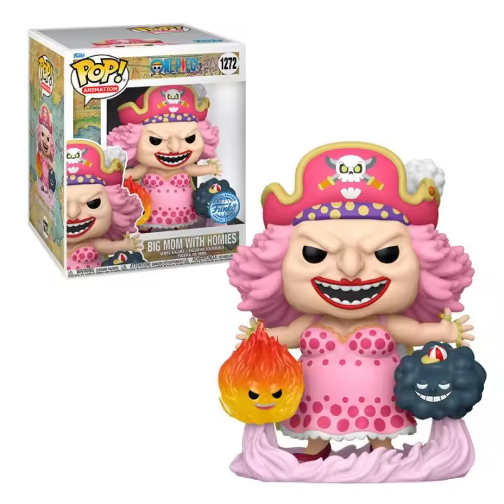 Funko Pop Super Sized Big Mom with Homie One Piece Special Edition 15 cm - Figura de Vinilo Coleccionable - Idea de Regalo - Mercancia Oficial - Juguetes para Niños y Adultos - Anime Fans - 1