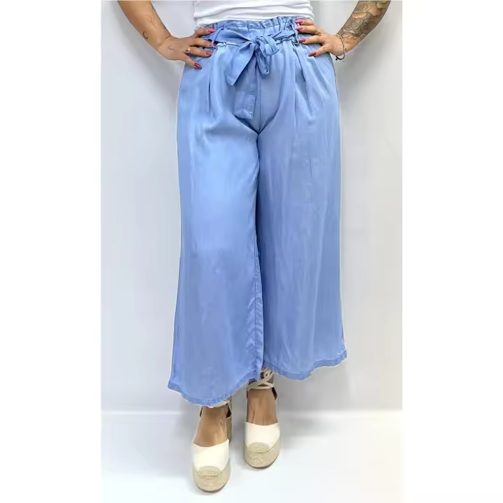 Pantalon Alya Vaquero Claro - 1
