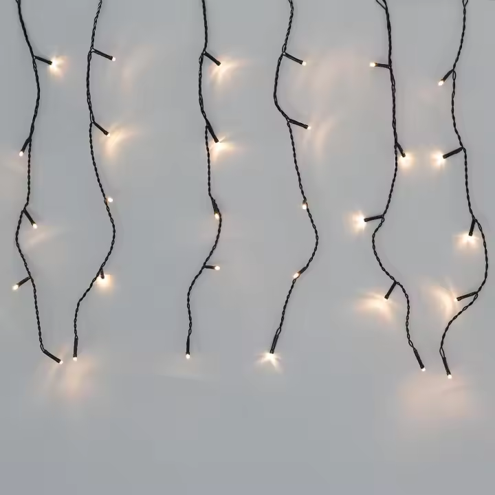 Ledkia Cortina de Guirnaldas LED Regulable 2.25m 3000K Blanco Cálido - 1