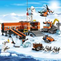 Bloques De Construcción Compatible MOC Sets City Series Base Camp Arctico Crawler Icebreaker Juguete Infantil Regalo Para Niños Edad 6-12 Años Material ABS Plástico - details 0