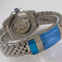 Reloj De Pulsera Automático Tandorio NH35A Date Acero Inoxidable 40mm Inmersión Diversidad Cristal De Zafiro Bisel Rotativo Luminoso - details 15