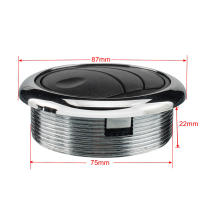 Salidas De Aire Universal A/C 2.95 Pulgadas Con Cromo 75mm Grille De Ventilación Para Aire Acondicionado Cubierta De Grille - details 19