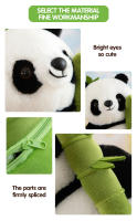 Juguete De Peluche Kawaii Panda En Tubo De Bambú Diseño Reversible Regalo De Día De San Valentín Para Niños Animal De Peluche Reclinable Suave Y Cómodo - details 9