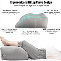 Almohada Inflable Portátil Para Viajes Y Camping Soporte De Rodilla Y Pie Elevación De Pierna Almohada De Poliuretano Rectangular Para Cuerpo - details 6