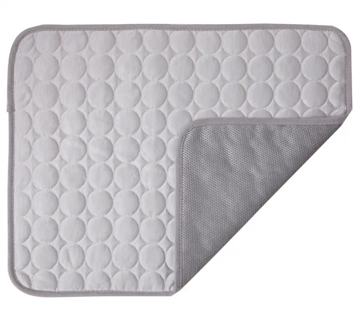 Alfombra De Enfriamiento Para Mascotas Verano Auto-Enfriamiento Seda Hielo Cama Para Perros Y Gatos Nido Respirable Alfombra De Descanso Para Animales De Compañía - 1