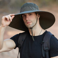 Gorro De Pesca Plegable Para Hombres Y Mujeres Protección UV Con Velo De Cuello Sombrero De Sol De Adulto Para Exterior Estilo Casual - details 32