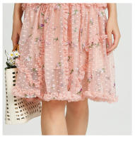 Vestido De Verano Para Mujer Elegante Con Estampado Corto Manga O-Neck Vestido A-Line Suave Estiramiento Poliéster Longitud De Rodilla Estilo Oficina Lady - details 10