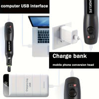 Kit De Herramienta Rotativa Sin Cable USB Para Grabado En Madera Joyería Metal Vidrio Herramienta De Engrazado Mini Taladro Sin Cable Para DIY En Casa - details 1
