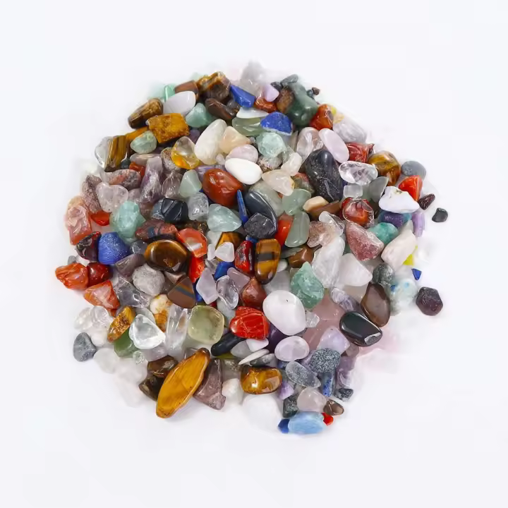 Decoración De Acuario Piedra Cristal Natural 100g 4 Tamaños Minerales Grava Decoración Para Aquario Accesorios De Acuario - 1