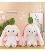 Muñeco De Peluche Transformable En Fresa Y Conejo De Zanahoria 25CM Juguete Suave Regalo Ideal Para Niños Y Adultos - details 24