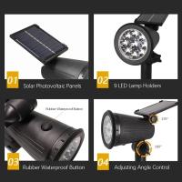 Luces De Punto Solar RGB LED Para Exterior IP65 Impermeables Ajustable Brillo Para Jardín Yard Árboles De Palma Escenario Decoración - details 5