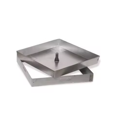 Tapa de registro rellenable galvanizada H50 53x53 cm. ZIN05-6859C Dakota - 1