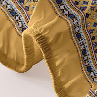 Sábana Ajustada Moderna Y Bohemia Impresa Mate Sin Pillowcases Incluidos Fundas De Almohada No Incluidas Cama Muebles Y Decoración De La Habitación - details 5