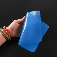 Mesa De Trabajo De Silicona Segura Para Molds De Epoxy Resina Juego De 2 Piezas Impermeable Para La Creación De Joyas Colores Azul Y Rosa - details 3